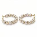 Pendientes Aros Perlas 29 mm.