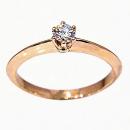 Sortija Holly Rose Gold 0.17