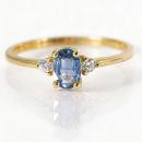 Anillo Lèa Zafiro Claro Yellow