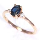 Anillo Lèa Zafiro oscuro Pink