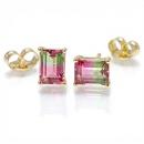 Pendientes Dharma Turmalina Sandía