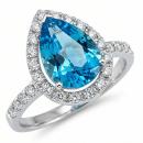 Sortija Natura Topacio Lagrima