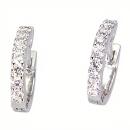 Pendientes Jazz 0.40 oro blanco