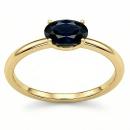 Anillo Lèa Zafiro Azul