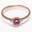 Anillo Lèa Rubí Rosa