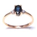 Anillo Lèa Zafiro oscuro Pink