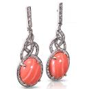 Pendientes Novia Coral Japon