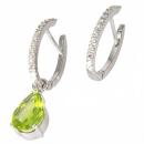 Pendientes Jazz Oval 0.40 Peridoto