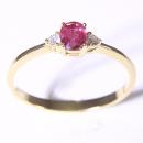 Anillo Lèa Rubí Yellow