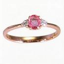 Anillo Lèa Rubí Rosa